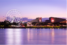 QPAC view from city